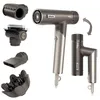 Image de Shark sèche-Cheveux SpeedStyle Pro Flex Ultra-performant et Ultra-Rapide, 4 Embouts de coiffage, léger, ionique, sans dommage Thermique, poignée Pliable, Tous Types de Cheveux, Moka Argent HD542EU en occasion ou reconditionné