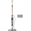 Image de Shark SteamSpot avec technologie Steam Blaster pour sols durs, Balai vapeur léger, Sans produit chimique, Réservoir d’eau amovible, 2 tampons Dirt Grip lavables en machine, Blanc et Cuivre S2001EU en occasion ou reconditionné