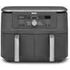 Image de Ninja Air Fryer Dual Zone MAX numérique, Friteuse à air chaud grande capacité, 9,5 L, 6-en-1, Sans huile, Air Fry, Croustillant max, Cuire au four, Rôtir, Déshydrater, Réchauffer, Gris métal DZ400EU en occasion ou reconditionné