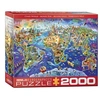 Image de Puzzle 2000 pièces : Monde fou