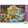 Image de Puzzle 500 pièces XL : L'arche de Noé avant la pluie