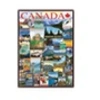 Image de Puzzle - Affiches vintage de Voyage Canada, 1000 pièces