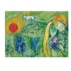 Image de Puzzle - Marc Chagall : Les Amoureux de Vence, 1000 pièces
