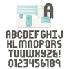 Image de Punch board alphabet wer (perforatrice à lettres) - we r memory keepers