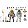 Image de Figurine de collection NECA Tortues Ninja (Cartoon) Space Adventure & Samurai Turtles (x2) Multicolore 18 cm NECA54345