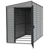 Image de Duramax Abri de Jardin PVC Adossable 4X8 - gris anthracite