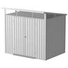 Image de Abri de jardin métal MODERN - 4,45m² - Mono pente - Aluminium blanc