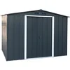 Image de Abri de jardin en m tal 4,77 m2 - DURAMAX - Kit d'ancrage inclus - Gris anthracite en occasion ou reconditionné