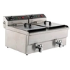 Image de Friteuse Professionnelle Electrique 2 x 8 Litres 2 x 3,3 kW