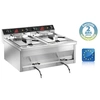 Image de Friteuse professionnelle électrique à poser Super puissante 2 x 12 Litres