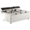 Image de Friteuse Professionnelle Electrique 2 x 6 L sans Robinet de Vidange