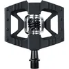 Image de Crankbrothers - Double Shot 1 Composite Hybrid Flat & Clip-In Pedals - Pédales VTT Noir -