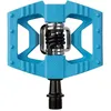 Image de Crankbrothers - Double Shot 1 Composite Hybrid Flat & Clip-In Pedals - Pédales VTT Bleu / Noir -