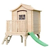 Image de Maisonnette bois avec toboggan M550A