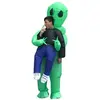 Image de Costumes combinaison de fête carnaval gonflable vêtements drôles Alien Cosplay taille L - Vert