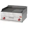 Image de Plancha Electrique Professionnelle Demie Lisse Demie Rainurée 9 kW