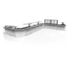 Image de Buffet de Service Neutre Design 1300x700 mm