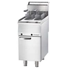 Image de Friteuse à Gaz Double 2 x 7 L 12 kW - G20 ou G30 - - - Acier inoxydableGaz de ville 400x700x850mm