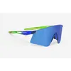Image de Rudy Project - Astral X Cat 2 - Lunettes vélo Crystal Blue-Green Fluo Gloss - Multilaser Blue Cat 2