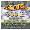 Image de Labella 900B - Jeu de cordes guitare classique Elite 900B Black Nylon - Tension médium