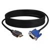 Image de 10M Câble HDMI HDMI vers VGA HD 1080P avec câble adaptateur audio HDMI vers VGA Câble C
