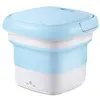 Image de Machine à laver Mini Pliable Type de canon Portable pour les voyages / dortoirs-Bleu