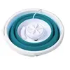 Image de Machine à laver Mini Portable Avec alimentation USB pliable-Bleu
