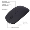 Image de Slim 4 bottons Maté silencieux Souris Souris rechargeable sans fil Bluetooth pour ordinateur portable_onaeatza114