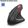 Image de HXSJ T29 sans fil Bluetooth 3.0 Souris Design ergonomique verticale 2400DPI Souris_onaeatza190