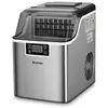 Image de machine à glaçons 18kg/24h avec emplacement de bonbonne ecran lcd minuterie pelle auto-nettoyage réservoir d'eau 3,2 L