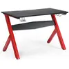 Image de bureau gamer pour e-sport avec porte-gobelet,tapis de souris,support pour ecouteurs en fibre de carbone et cadre en acier