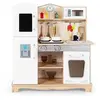Image de cuisine pour enfants avec four micro-ondes et robinet - 5 accessoires jouet d'imitation pour enfant de 3 à 7ans