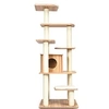 Image de arbre à chat avec plateformes et colonnes en sisal, griffoir pour chat géant de hauteur 175 cm