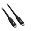 Image de - Câble USB - 24 pin USB-C (M) reversible pour 24 pin USB-C (M) reversible - 2 m - noir