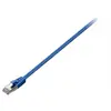 Image de - Cordon de raccordement - RJ-45 (M) pour RJ-45 (M) - 5 m - STP - CAT 6 - moulé, sans crochet - bleu