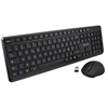Image de CKW350FR - Ensemble clavier et souris - full size - sans fil - 2.4 GHz - AZERTY - Français - noir