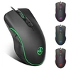 Image de HXSJ A869 LED 7 couleurs Fibre USB Souris filaire pour ordinateur jeu des joueurs professionnels