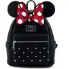 Image de Sac à dos fille Loungefly Disney Minnie Bow Noir 22,90x11,43x26,70 cm 671803239845