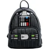 Image de Sac à dos enfant Loungefly Star Wars Dark Side Darth Vader Noir 22,5x26,2x11,2 cm 671803364165