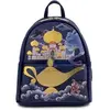 Image de Sac à dos fille Loungefly Disney Aladdin Jasmine Castle Bleu 22,5x26,2x11,2 cm 671803375857