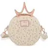 Image de Sac bandoulière fille Loungefly Disney Princess Metal Crown Ultimate Beige 20x19x6 cm 671803378261