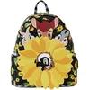 Image de Sac à dos fille Loungefly Disney Bambi Sunflower Friends Noir 22,5x26,25x11,25 cm 671803504707
