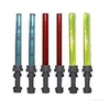 Image de Lot de 6 sabres laser pour petites figurines (2 rouges, 2 bleues, 2 jaunes)