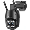 Image de 2.5K 4MP Caméra Surveillance WiFi Exterieur - Double Objectif - 2,4G/5G WiFi - Suivi Auto&Détection Humaine - 6X Zoom Hybride