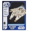 Image de Puzzle 3D Spin Master Star Wars: 4D Build - Millenium Falcon Blanc 43x31,4x22,4 cm SPM6069815