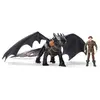 Image de Dragons - Pack Dragon Et Viking 25 Cm Krokmou - Film
