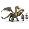 Image de Dragons - Pack Dragons Zippleback 35 Cm Et 2 Figurines Viking