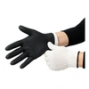Image de Lot 50 Gants en Nitrile Jetable + 1 Paire Doublure Gants Protection Coton Réutilisable BBQ