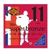 Image de SB11 Super Bronze - Jeu de cordes phosphore bronze guitare acoustique - 11-52