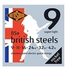 Image de BS9 British steels - Jeu de cordes guitare électrique - 9-42